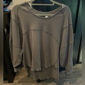 Urban Outfitters Gray Oversized Sweatshirt